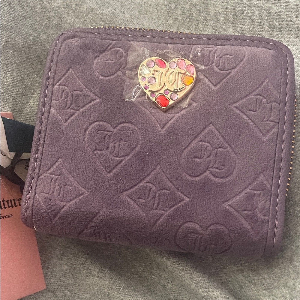 Juicy Couture Lavender Heart Wallet